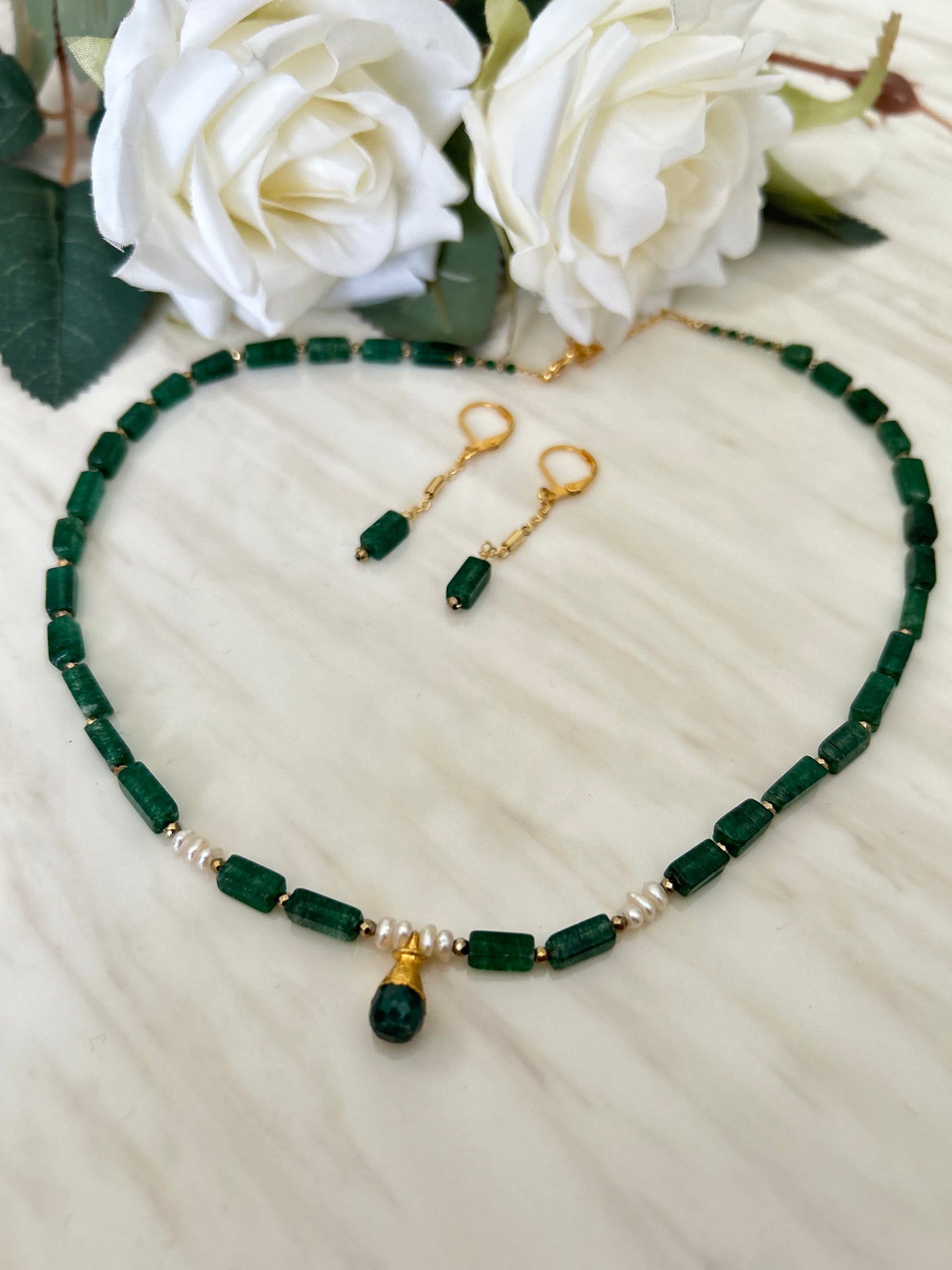 Collar Piedras Azules