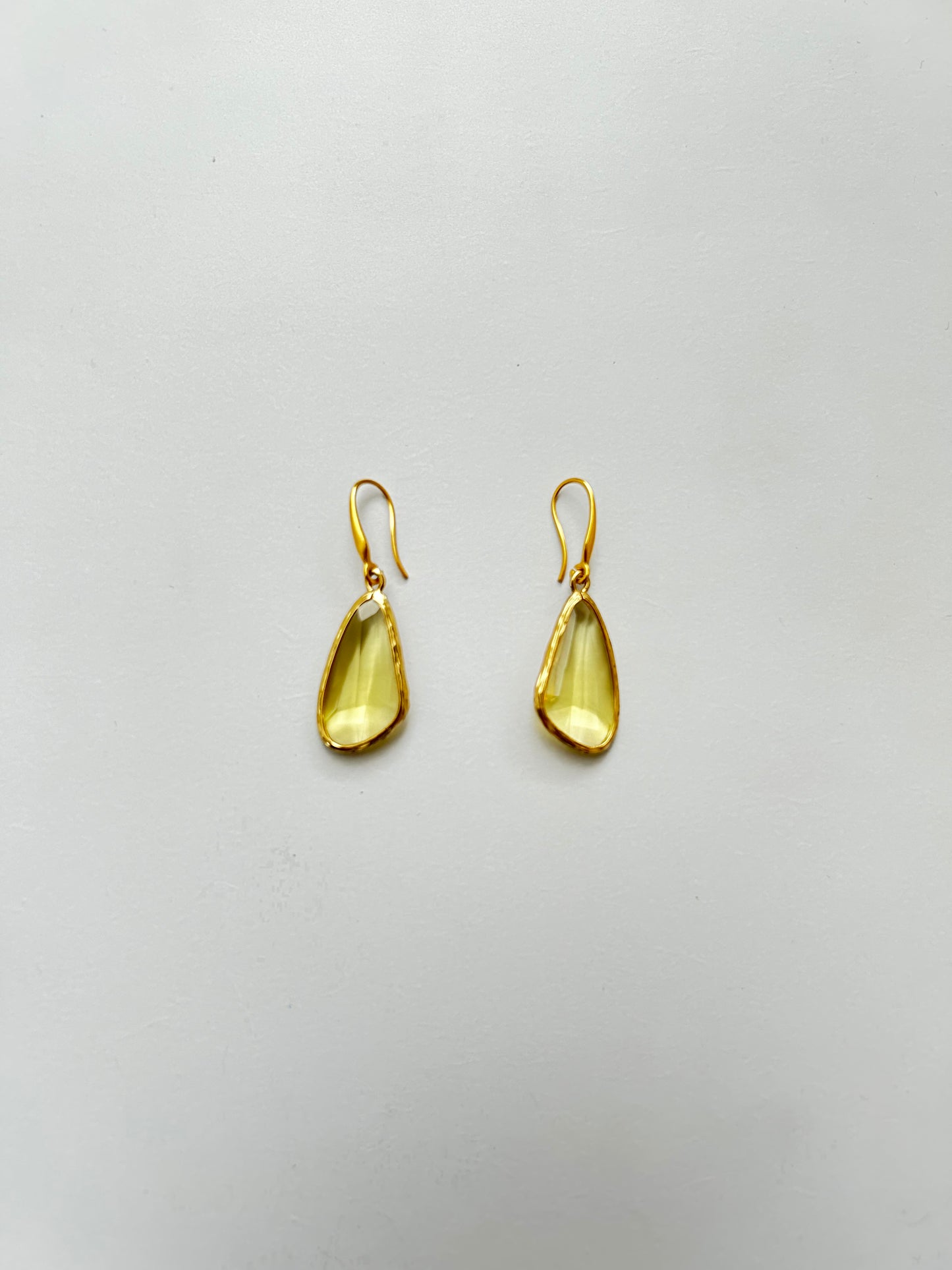 Aretes cristal verde
